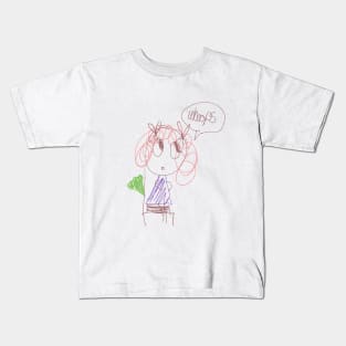 Whoops Girl Fart Kids T-Shirt